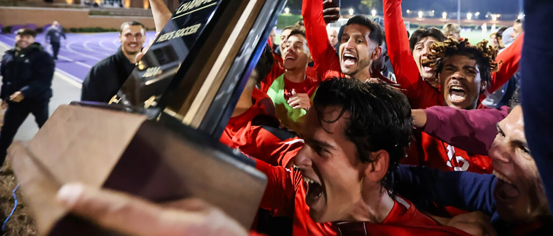 Celebration with Trophy